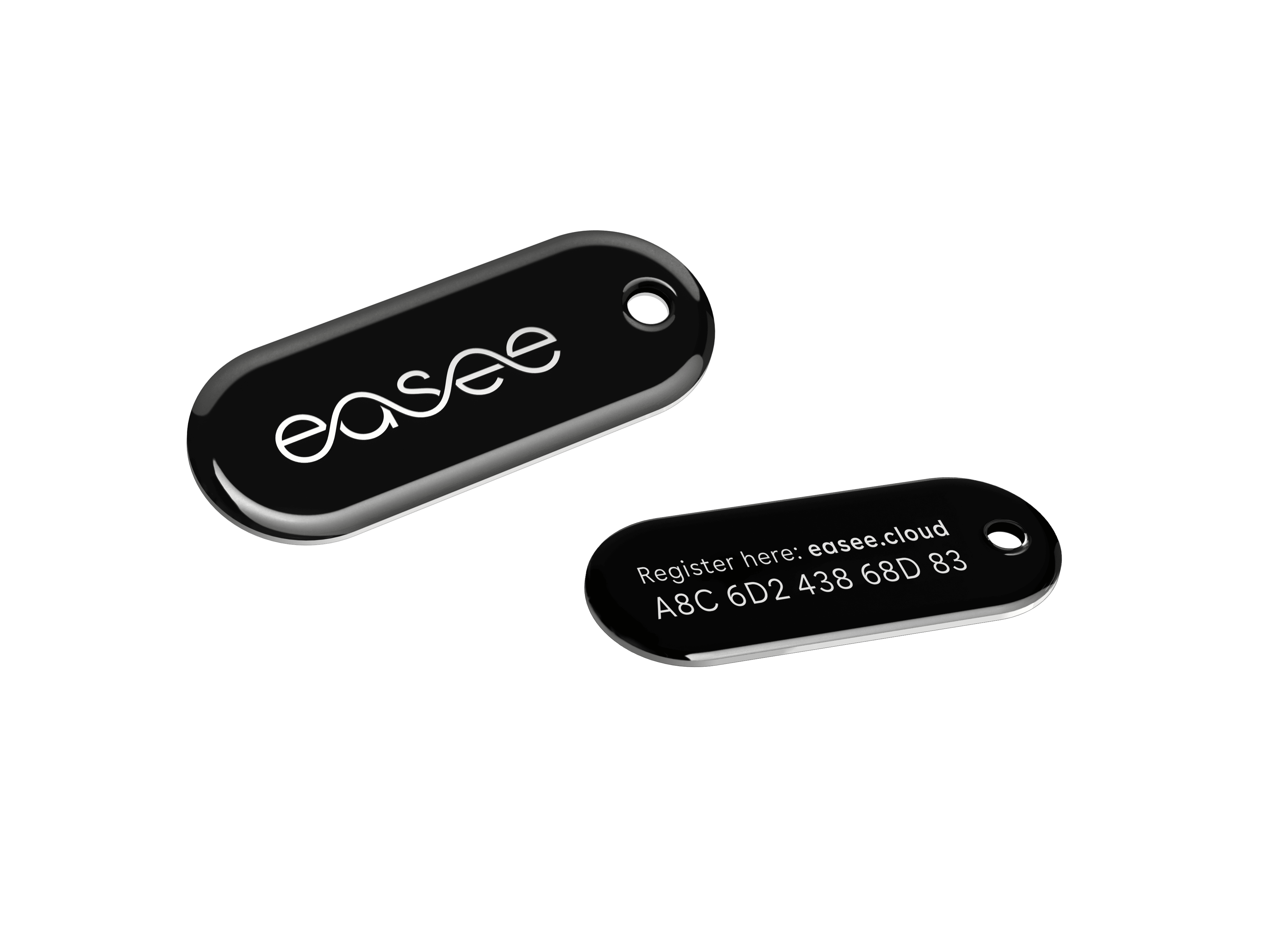 Easee Key RFID kort fram & baksida